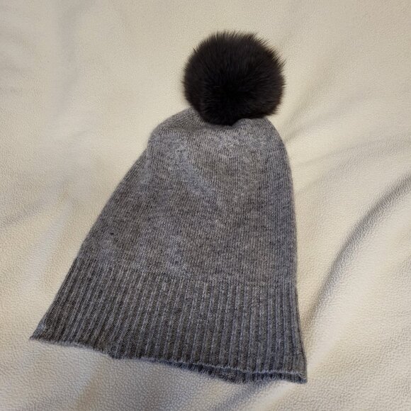 Barneys New York cashmere & wool stocking hat - Picture 3 of 5
